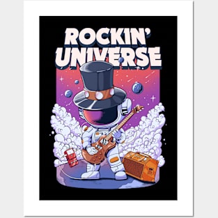 Rockin' Universe with Astronaut Posters and Art